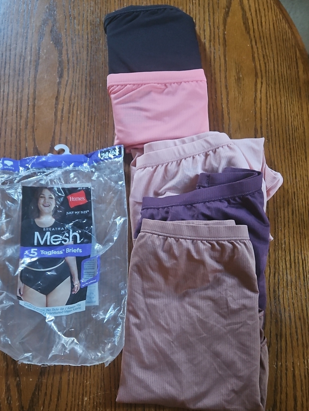 Hanes  Mesh 5 Pack Tagless Briefs
